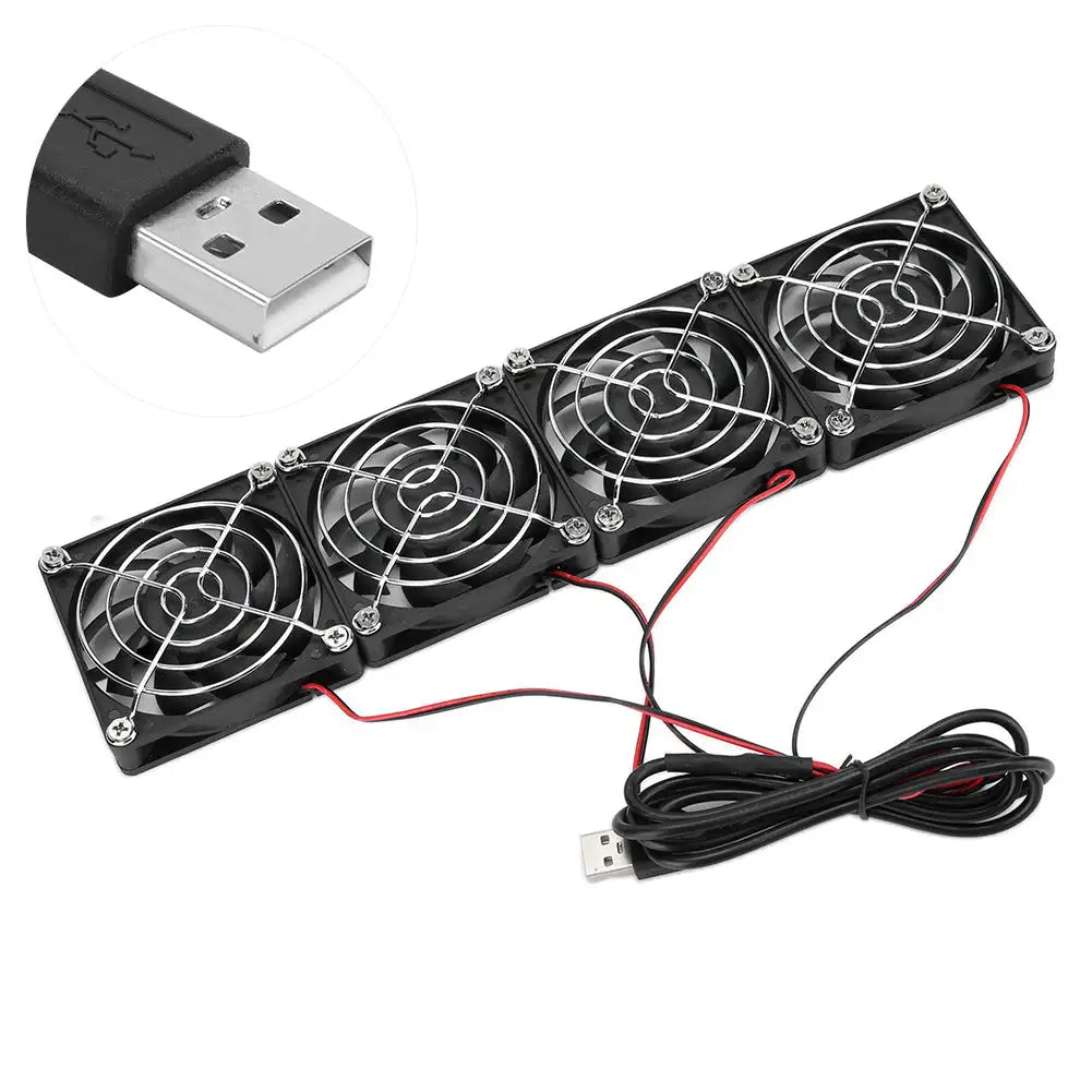 Router Cooling Fans 5V USB Power Heat Sink ABS for ASUS RTAC5300 R7900 R8000 Computer Supplies - SJB-DIAMOND ELITES