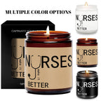 Lavender Scented Candle 5.3oz - Perfect Nursing Appreciation Gift for Men & Women, Ideal for Nurse Practitioners, Paramedics, Students - Unique Present for Birthdays, Thanksgiving, Graduation Lootquake LLC