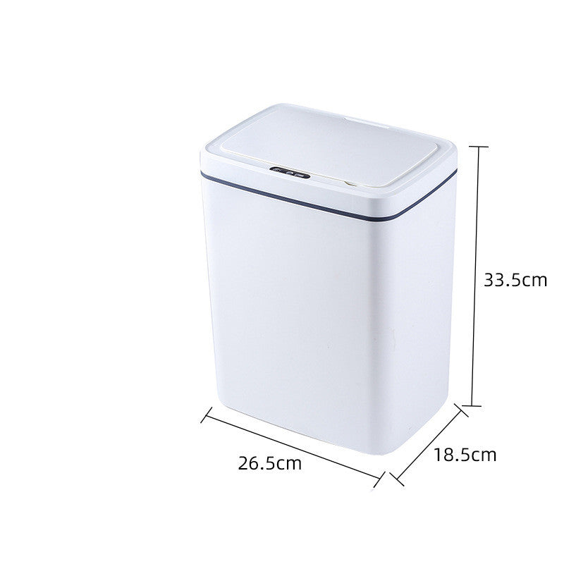 A New Generation Of Smart Induction Household Kick Mute Lid Trash Can Pi-Mart