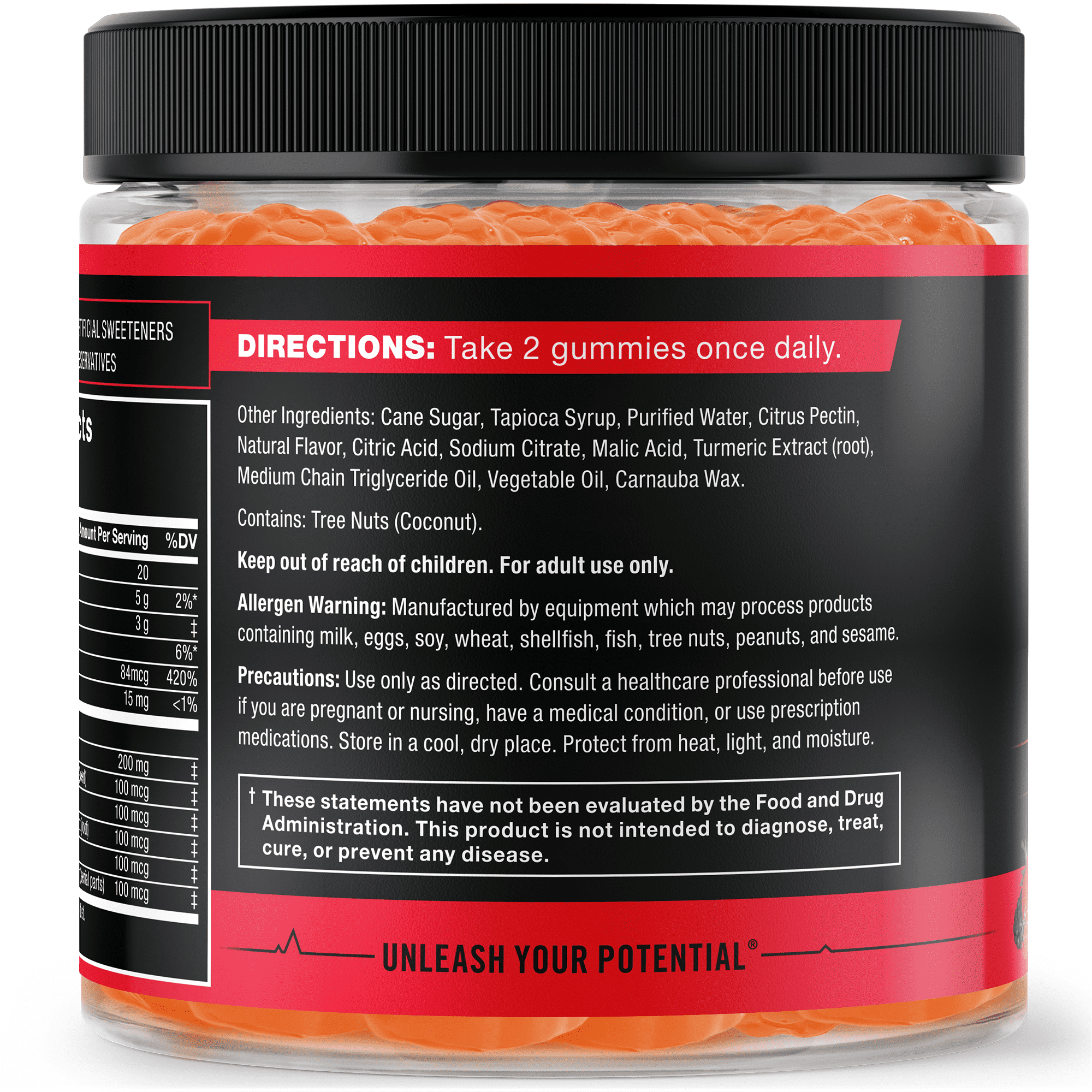 Force Factor Test X180 Gummies Testosterone Booster, 60 Gummies EasyOptionXY LLC