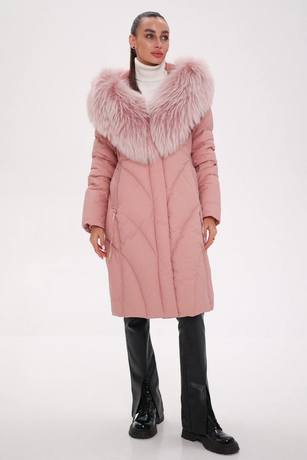 Genuine Fox Down Coat - SJB-DIAMOND ELITES