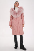 Genuine Fox Down Coat - SJB-DIAMOND ELITES