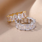 Rectangle Zircon Rings Pi-Mart