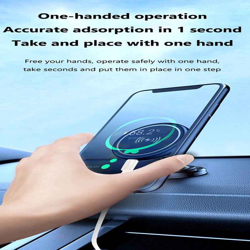 Magsafe Magnetic 15W Wireless Charger Mobile Phone Holder Pi-Mart