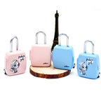 Creative Luggage Cartoon Luggage Combination Lock Padlock Pi-Mart
