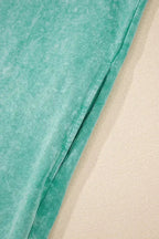 Beau Blue Mineral Wash Pocket Tank Mini Dress