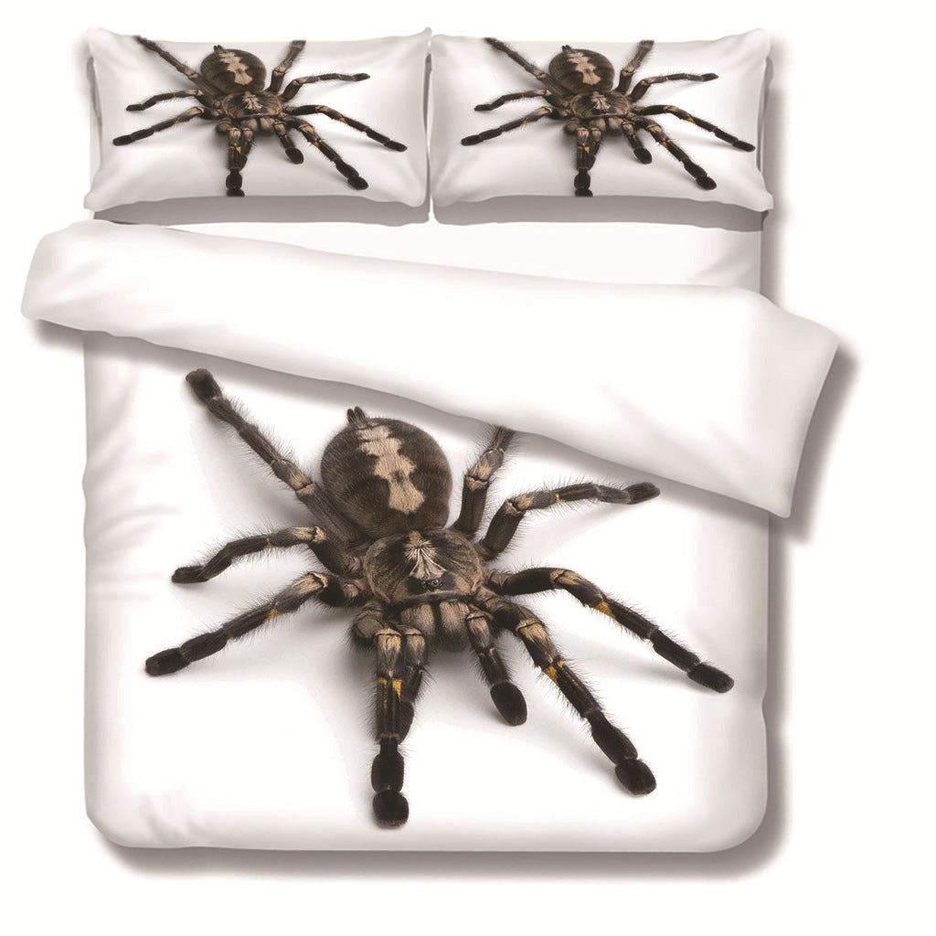 Little Spider Cross Duvet Cover Three Piece Set Pi-Mart