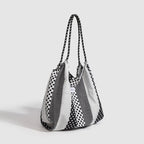 Polka Dot Tote Bag - Versatile & Portable Shoulder Bag, Large-Capacity Environmentally Friendly Hobo Bag for Women