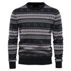 Spliced Cotton Men's Sweater Pi-Mart