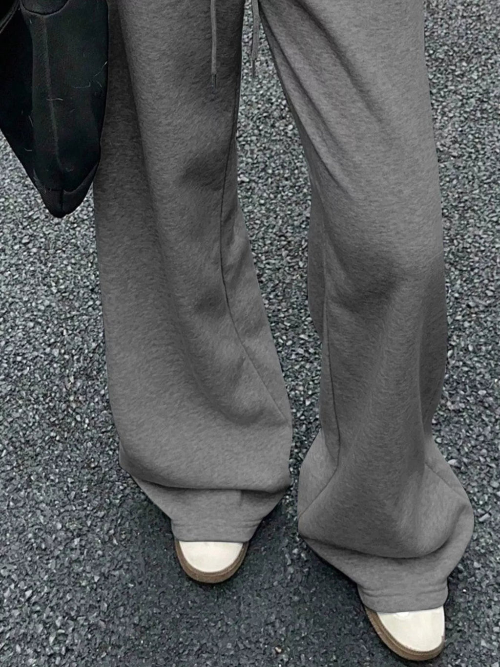 Wide Leg Drawstring Sweatpants THRIXINE