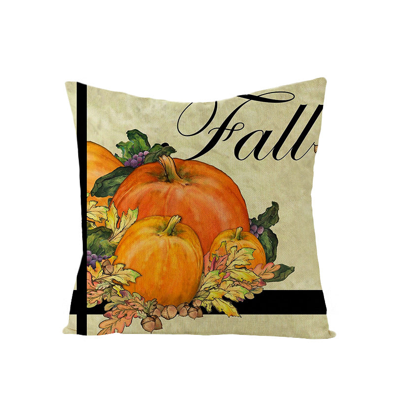 Linen Cushion  Office Sofa Cushion Cover Pi-Mart