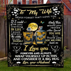 1pc Husband Gifts For Wife Blanket Soft Flannel Sofa Blanket TV Blanket For Home Decor Lootquake LLC