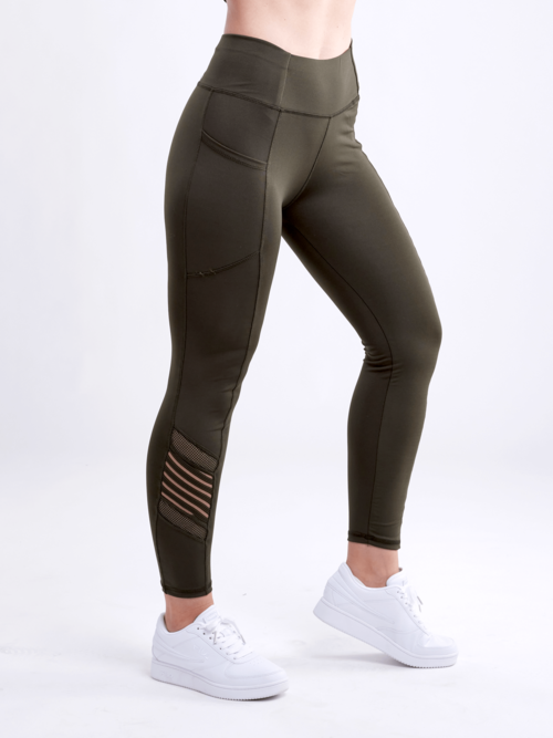 JupiterGear High-Waisted Pilates Leggings with Side Pockets & Mesh Pan - SJB-DIAMOND ELITES