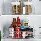 Refrigerator transparent rotating storage tray Pi-Mart