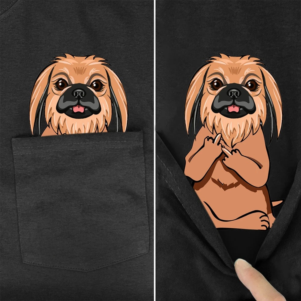 Husky Print T-Shirt