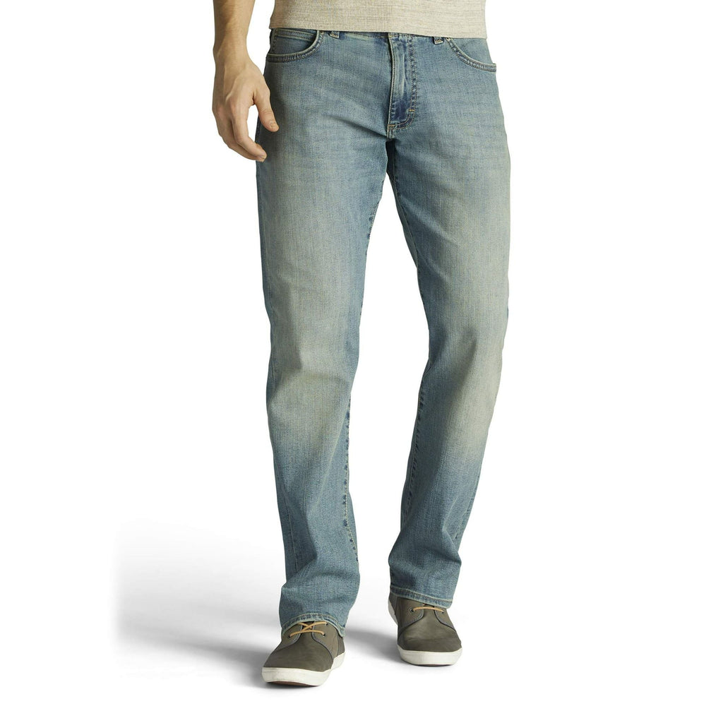 Lee Men's and Big Men's Extreme Motion Straight Fit Tapered Leg Jeans EasyOptionXY LLC