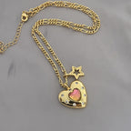 Colorful Love Earrings and Necklace Pi-Mart
