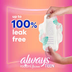 Always Radiant Teen Feminine Pads with Flex Foam with Wings; Unscented 28 Ct Size 1