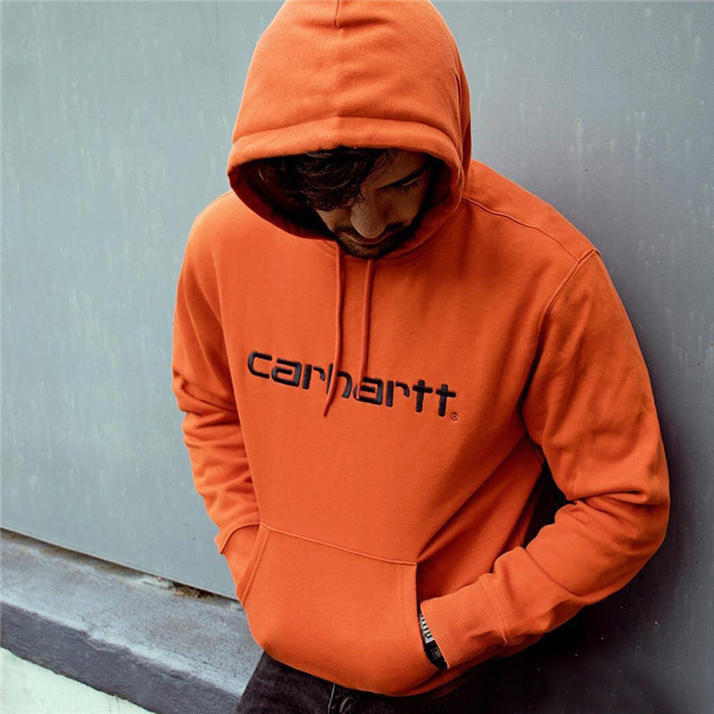 Embroidered Hooded Sweatshirt Pi-Mart