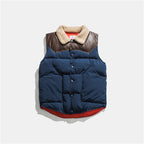 Retro casual vest male vest
