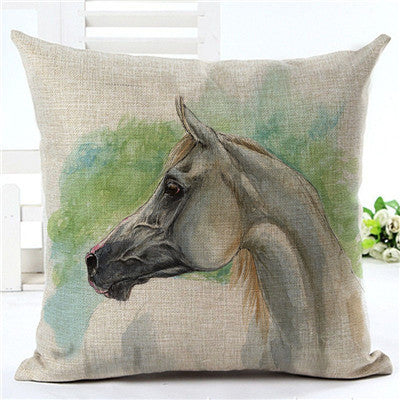 Horse pattern pillow pillowcase Lootquake LLC