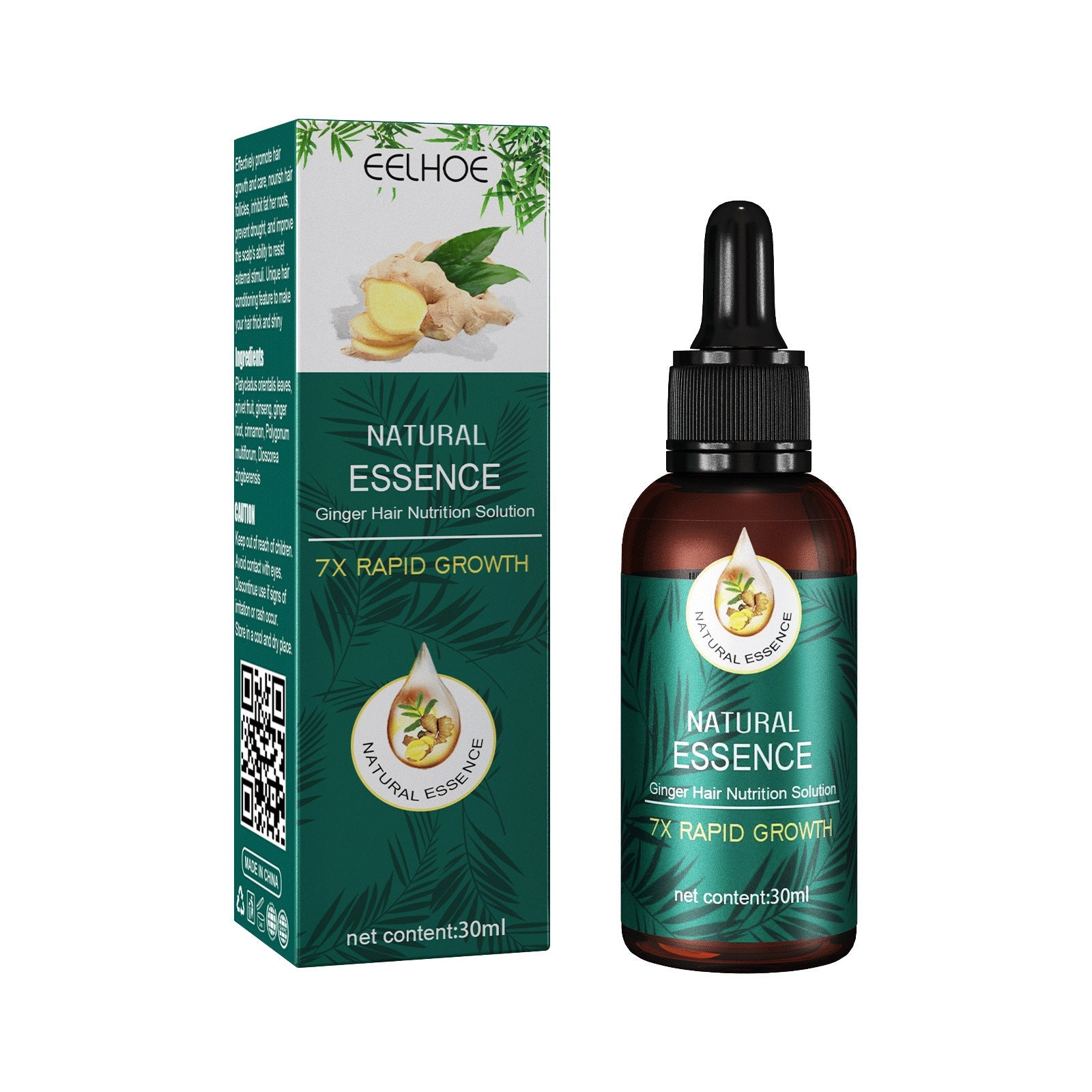 EELHOE Mature Ginger Up Hair Care Essential Oil Pi-Mart