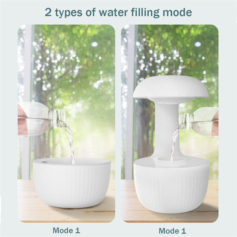 Anti-gravity Air Humidifier Mute Countercurrent Humidifier Levitating Water Drops Cool Mist Maker Fogger Relieve Fatigue Pi-Mart