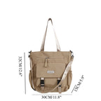 Casual fashion tote bag, stylish large capacity hobo bag, portable crossbody shoulder bag