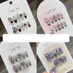 1022- Handmade press on nails fake nails removable