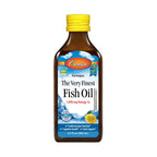 Carlson Norwegian The Very Finest Fish Oil Liquid, 1600 mg Omega-3, Lemon, 6.7 Fl Oz.