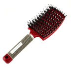 Hairbrush Anti Klit Brushy Haarborstel Women Detangler Hair Brush Bristle Nylon Scalp Massage  Teaser Hair Brush Comb Pi-Mart
