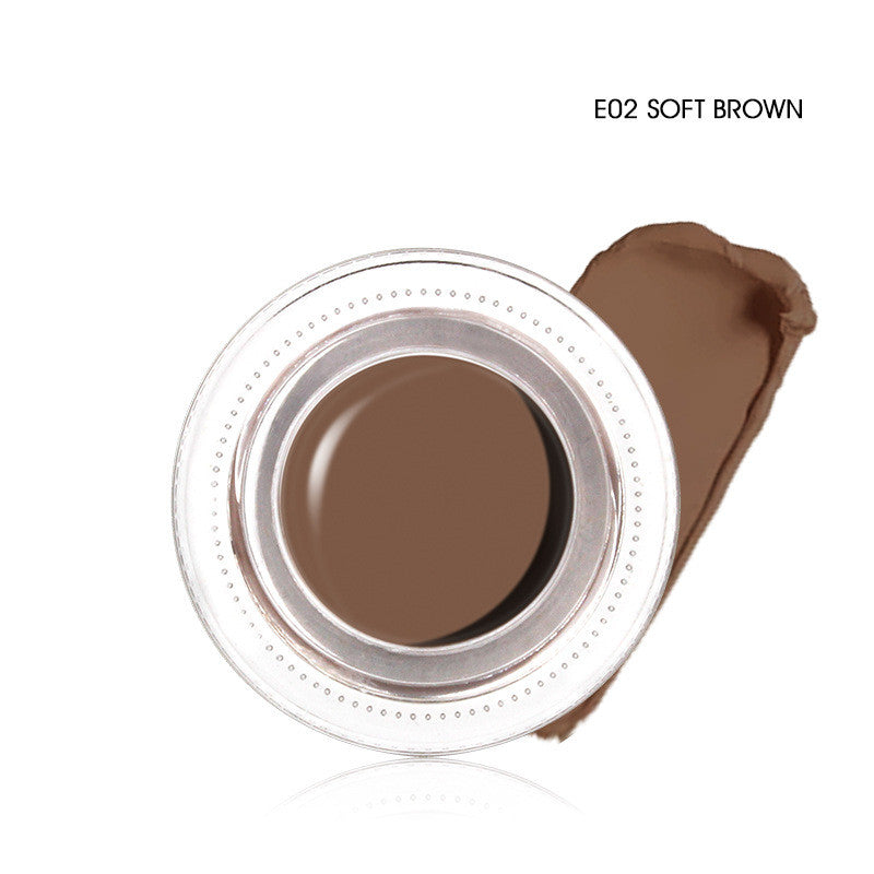 Waterproof And Makeup Free 6-color Eyebrow Cream With Brush Head Pi-Mart