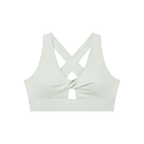 Loki & Ivy Women's Twist Front V-Neck Sports Bra