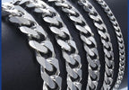 Luxury Popular Trend New Bracelet for Men and Women Curb Cuban Link Chain Stainless Steel Mens Womens Bracelets Chains Jewelry for Men Perfect Gift - SJB-DIAMOND ELITES