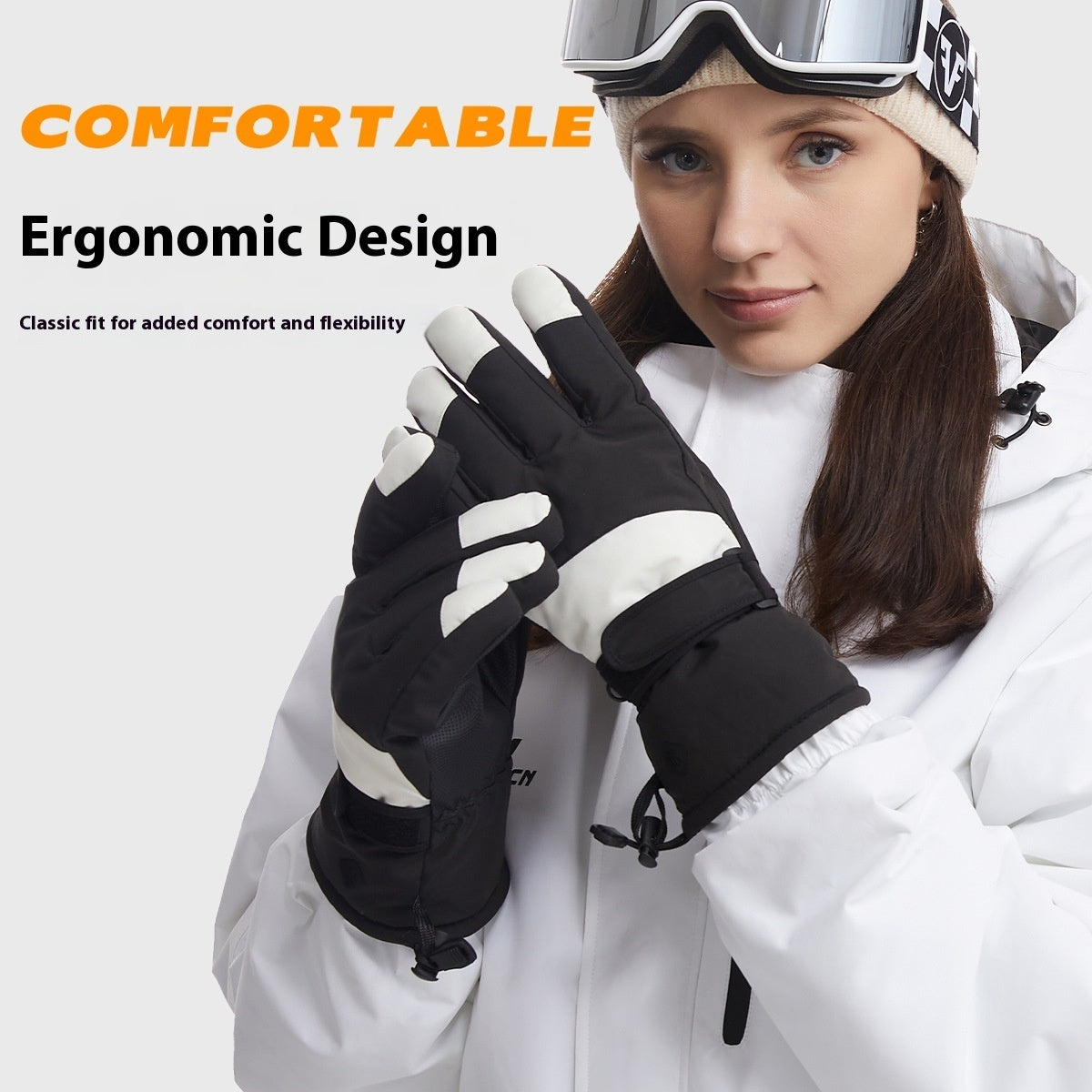 Winter Waterproof Cold-proof Ski Gloves Keep Warm Pi-Mart