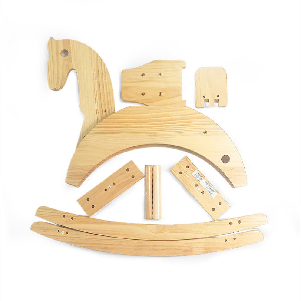 Moon Boat Children Rocking Horse Lootquake LLC