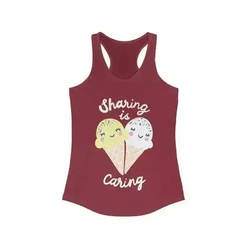 Sharing is Caring Racerback Tank Top - SJB-DIAMOND ELITES