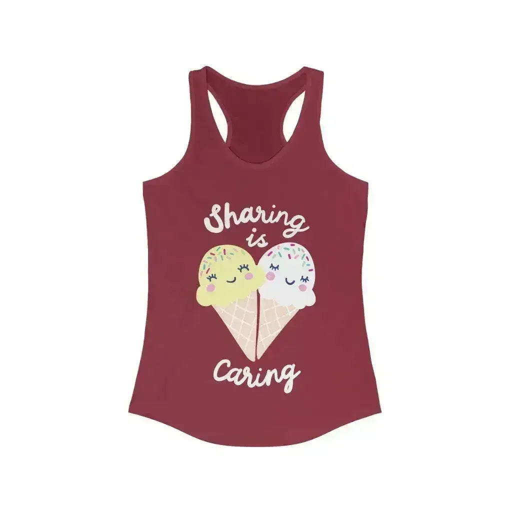 Sharing is Caring Racerback Tank Top - SJB-DIAMOND ELITES