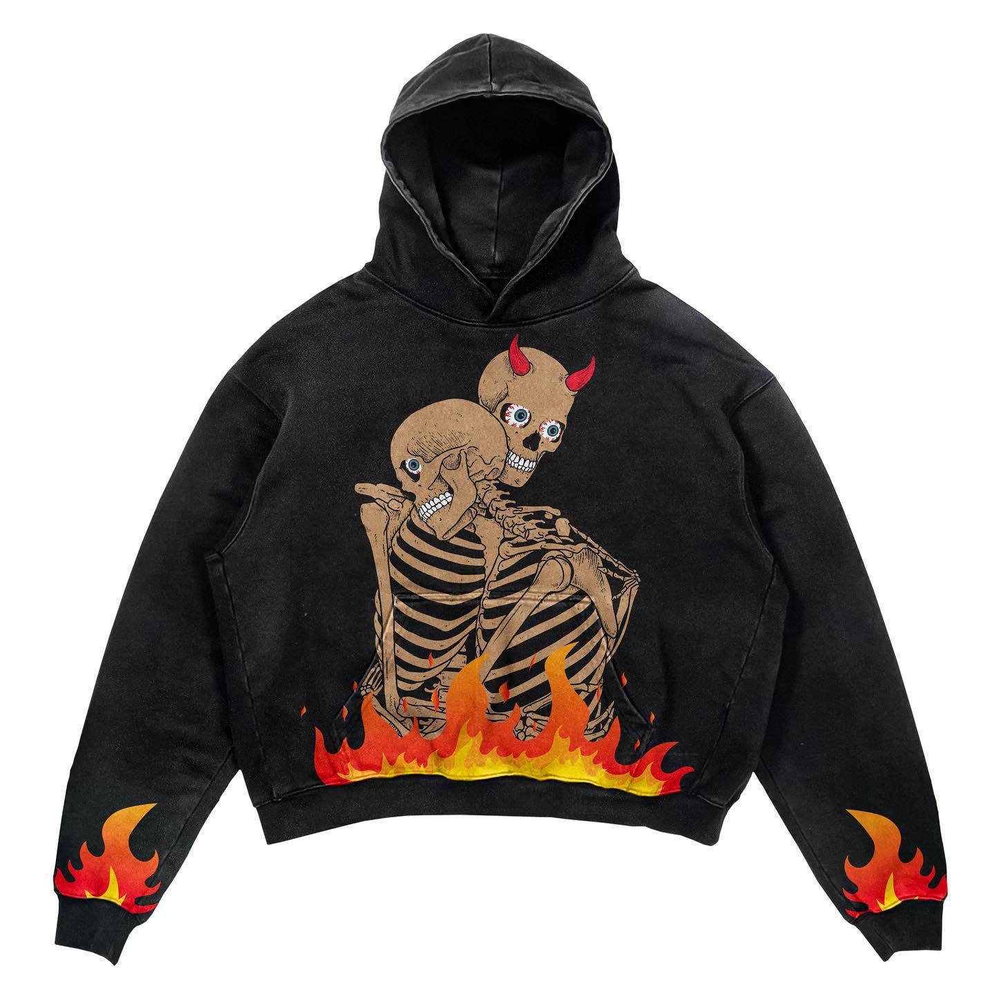 Zip Hoodie Long Sleeve Men's And Women's Sweatshirt Pi-Mart
