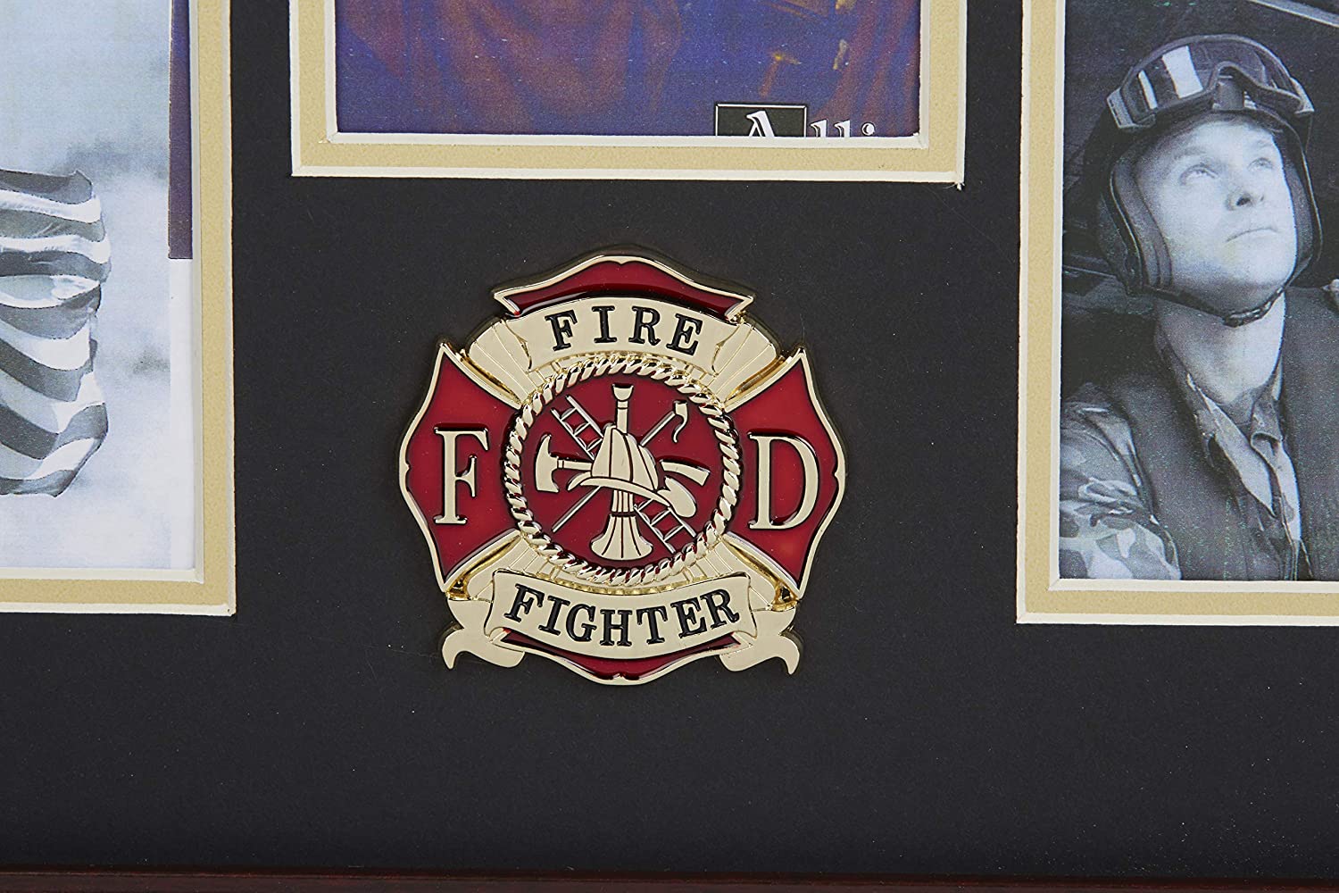 The Military Gift Store Products Frame Firefighter Medallion 5-Picture Collage Frame. The Military Gift Store