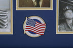 The Military Gift  Store Products Frame American Flag Medallion 5-Picture Collage Frame. The Military Gift Store