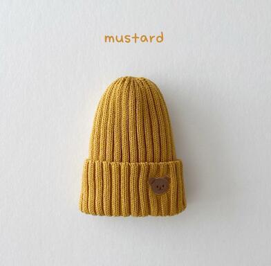 Infant Warm Hat Winter Style Simple And Fashionable All-match Candy Color Pi-Mart