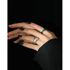 Smooth Texture S925 Sterling Silver Ring Pi-Mart