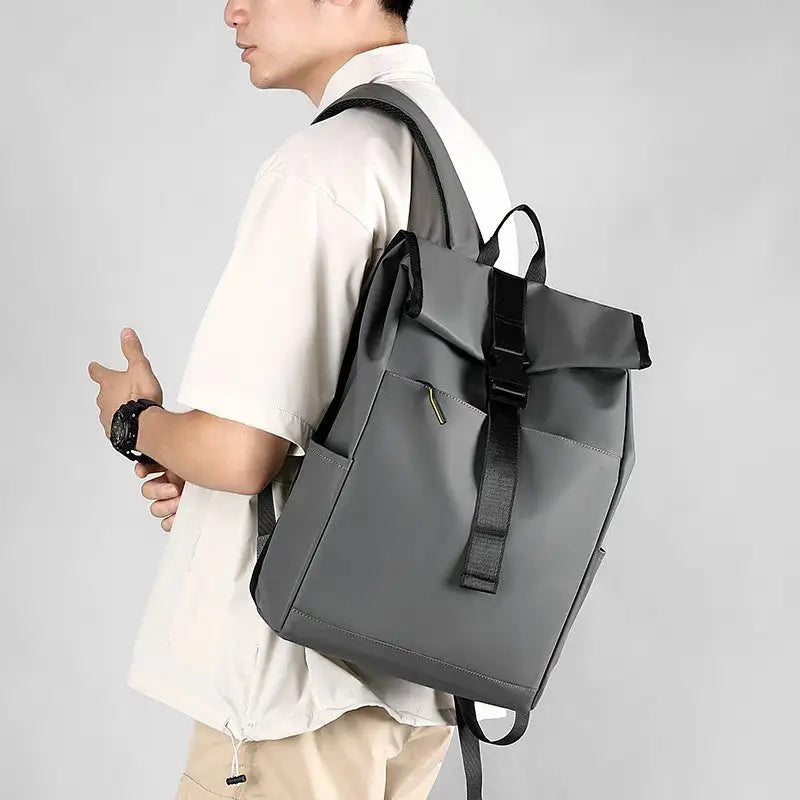 Casual Fashion Backpack For Men Women New Laptop Backpack Oxford Cloth Waterproof Short Distance Travel Backpack Men Black - SJB-DIAMOND ELITES