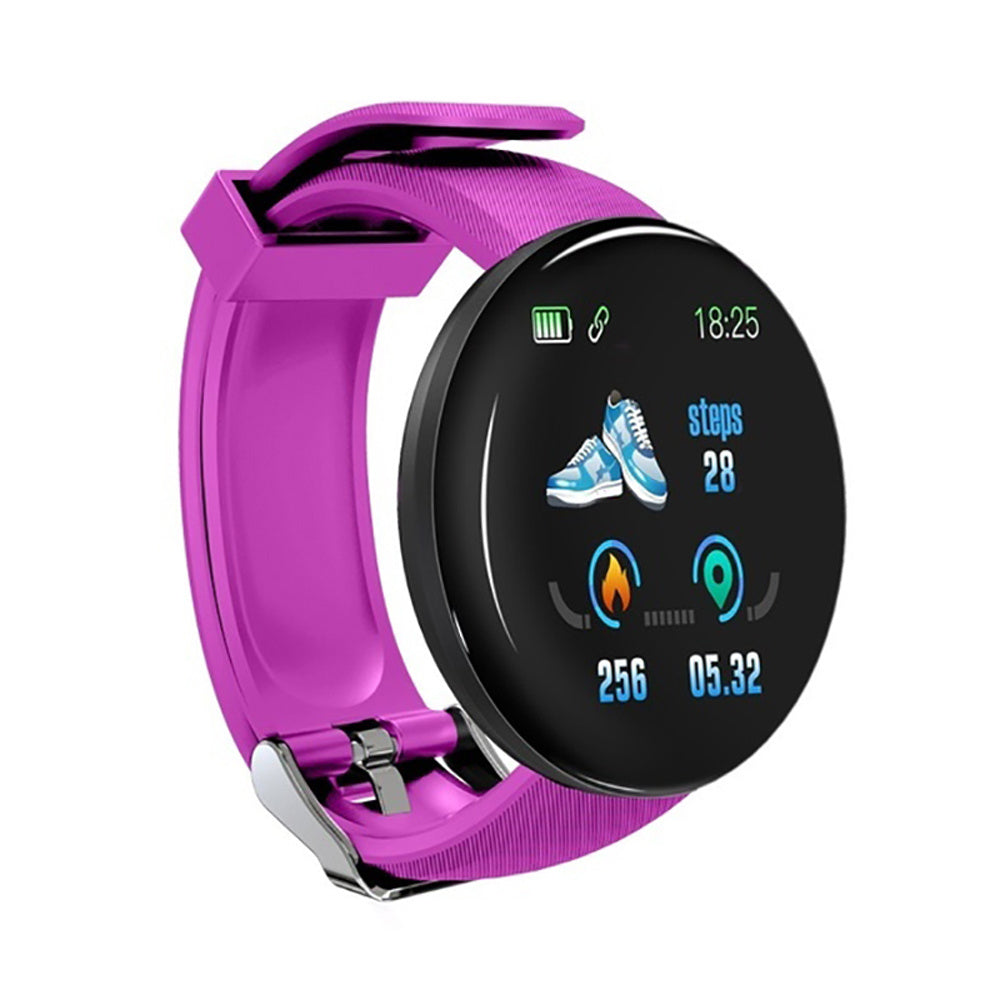 D18 Bluetooth Smart Watch, Men Women Blood Pressure Heart Rate Monitor Smart Watch, Pedometer Sport Tracker Smart Band For Android IOS Pi-Mart