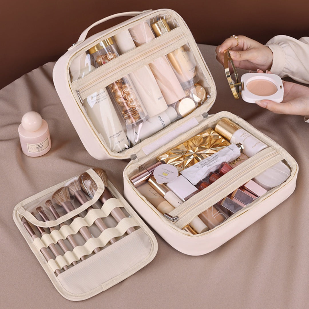 Multifunctional cosmetic bag, large capacity waterproof cosmetic bag, storage bag, makeup bag organizer,Makeup bag with compartments, - SJB-DIAMOND ELITES