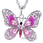 Colorful Butterfly Necklace Pi-Mart