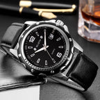Waterproof Men's Calendar Business Quartz Watch Pi-Mart