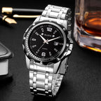 Waterproof Men's Calendar Business Quartz Watch Pi-Mart