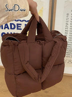 Zipper Cotton-padded Jacket Bag Pi-Mart